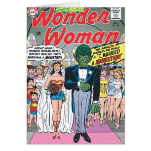 Wonder Woman trouwde met een monster
