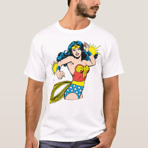 Wonder Woman Twist met glanzende boeien T-shirt