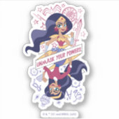 Wonder Woman Unmask Your Powers Sticker (Voorkant)