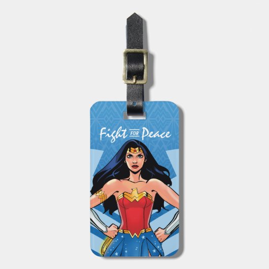 Wonder Woman - Vecht voor Vrede Bagagelabel (Voorkant verticaal)