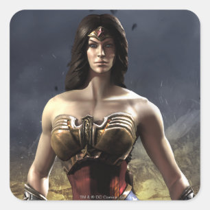 Wonder Woman Vierkante Sticker