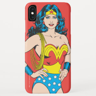 Wonder Woman   Vintage Pose with Lasso iPhone XS Max Hoesje