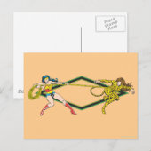 Wonder Woman vs Cheetah Briefkaart (Voorkant / Achterkant)