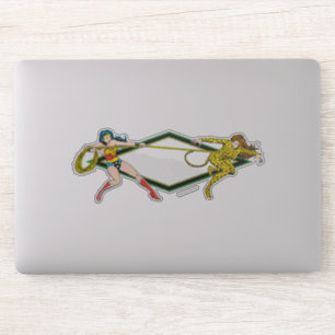 Wonder Woman vs Cheetah Sticker