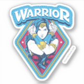 Wonder Woman Warrior Graphic Sticker (Voorkant)