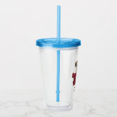 Wonder Woman Wearing Cape Acryl Drinkbeker (Rechts)