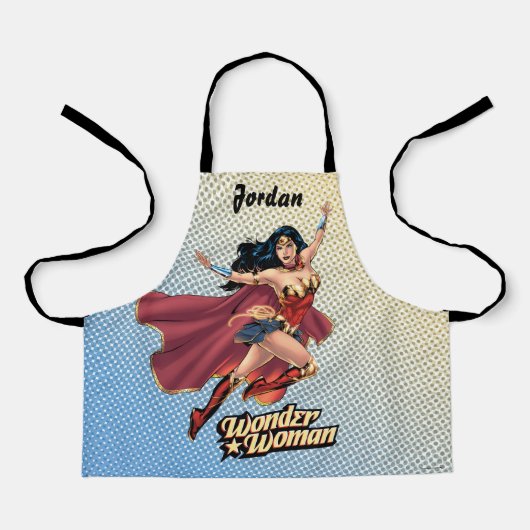 Wonder Woman Wearing Cape Schort (Voorkant)