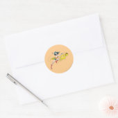Wonder WomanThrows Crown Ronde Sticker (Envelop)
