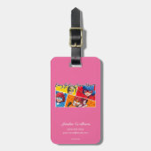 Wonderbaarlijk Elk Meisje Is Een Superheld Bagagelabel (Voorkant verticaal)