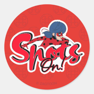 Wonderbaarlijk lieveheersbeestje   Vlekken aan Ronde Sticker