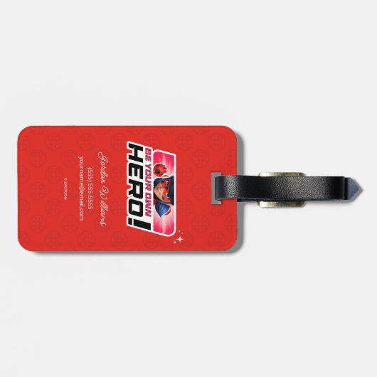 Wonderbaarlijk lieveheersbeestje | Wees je eigen h Bagagelabel (Achterkant horizontaal)