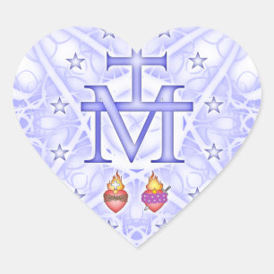Wonderbaarlijk medaillon hart sticker