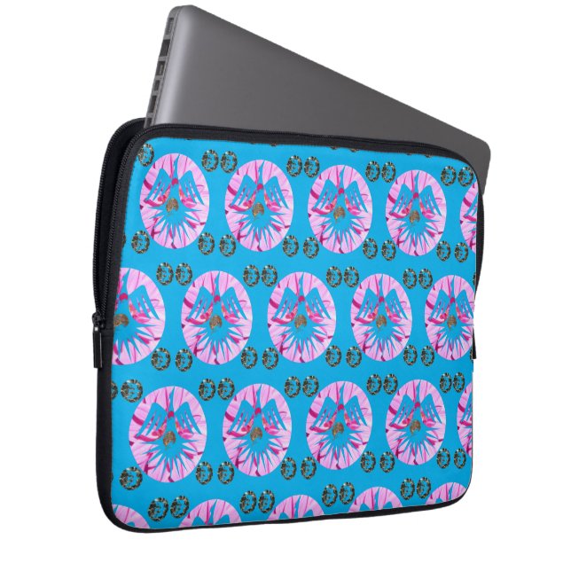 wonderbaarlijke adelaar laptop sleeve (Voorkant Rechts)