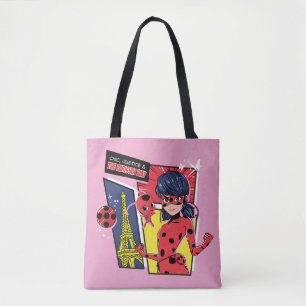 Wonderbaarlijke Comic Ladybug Parijse manier Draagtas