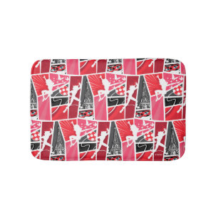 Wonderbaarlijke Comic LadyBug Paris Patroon Badmat