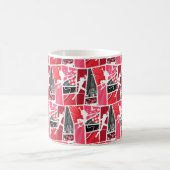 Wonderbaarlijke Comic LadyBug Paris Patroon Koffiemok (Center)
