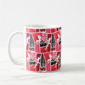 Wonderbaarlijke Comic LadyBug Paris Patroon Koffiemok (Links)