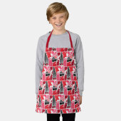 Wonderbaarlijke Comic LadyBug Paris Patroon Schort (Gedragen)