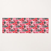 Wonderbaarlijke Comic LadyBug Paris Patroon Yogamat (Voorkant (horizontaal))