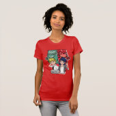 Wonderbaarlijke Comic Marinette & Adrien True Colo T-shirt (Voorkant volledig)