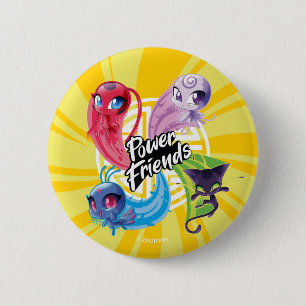 Wonderbaarlijke Kwamis Power Friends Ronde Button 5,7 Cm