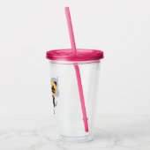 Wonderbaarlijke lieveheersbeestje & Cat Noir Chibi Acryl Drinkbeker (Links)