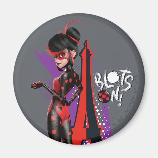 Wonderbaarlijke omgekeerde Shadybug blots aan! Magneet (Voorkant)