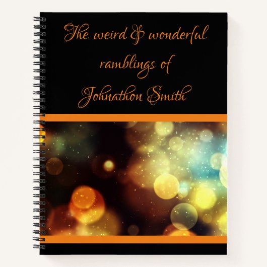 Wonderbaars Notitieboek (Voorkant)