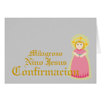 Wonderbare " Confirmacion" - Spaans-pas aan