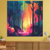 Wonderbos 2 canvas afdruk (Insitu (Woonkamer))