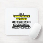 Wonderen en Compliance Officer ... grappig Muismat (Met muis)