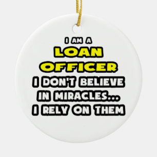 Wonderen en lenen officieren ... grappig keramisch ornament