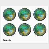 Wonderen en zegeningen Boom des Levens Ronde Sticker (Vel)