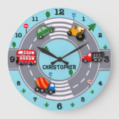 Wonderen uit de kindertijd. Wegverkeer, auto's en  Grote Klok (Voorkant)