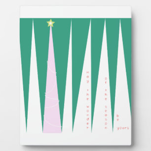 Wonderen van de kerstboom voor de seizoenen fotoplaat