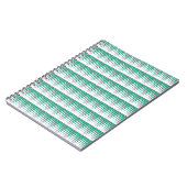 Wonderen van de kerstboom voor de seizoenen notitieboek (Linkerzijde)