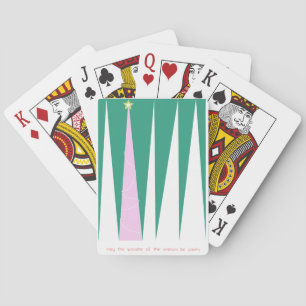 Wonderen van de kerstboom voor de seizoenen pokerkaarten