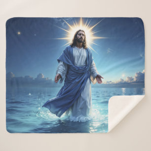 Wonderen van Jezus Christus oceaan spirituele vred Sherpa Deken