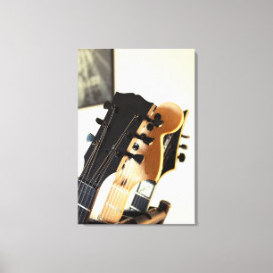 Wonderful Bass Guitar Canvas Afdruk