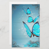 Wonderful Butterflies Briefpapier (Voorkant / Achterkant)