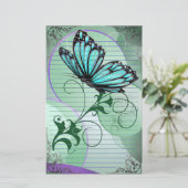 Wonderful Butterflies Briefpapier (Staand voorkant)