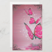 Wonderful Butterflies Briefpapier (Voorkant / Achterkant)