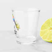 Wonderful chicks paint an Easter egg Shot Glas (Rechts)