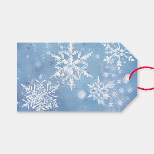 Wonderful Christmas Snow Cadeaulabel (Voorkant (Horizontaal))