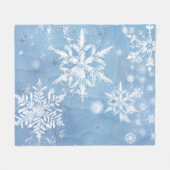 Wonderful Christmas Snow Fleece Deken (Voorkant (Horizontaal))