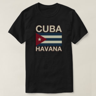 Wonderful Cuba Havana Flag T-shirt