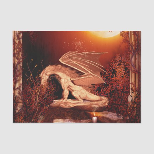 Wonderful dragon tissuepapier (Voorkant)