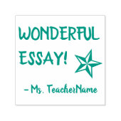 "WONDERFUL ESSAY!" Tutor Feedback Rubber Stempel (Design)