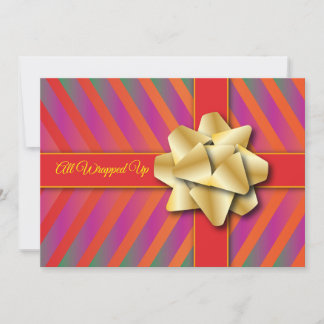 Wonderful Holiday Flat Card Feestdagenkaart