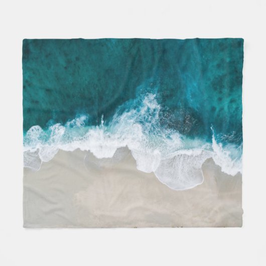 Wonderful Ocean Uitzicht Fleece Deken (Voorkant (Horizontaal))